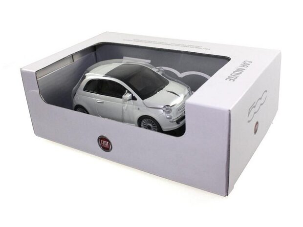 Aanbieding 4 / USB Mouse Fiat 500 NEW (wit)
